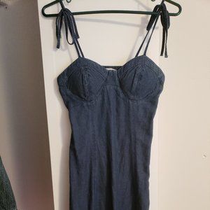 Jean mini dress